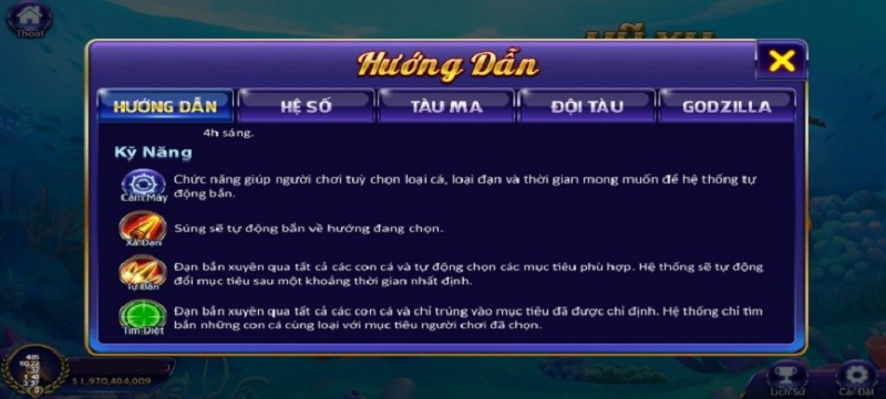 Cách thắng trong game bắn cá tại Rikvip